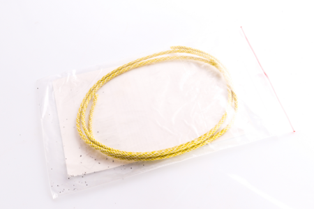 lont sznurowy żółty (szybki 4.5cm/s) 1m